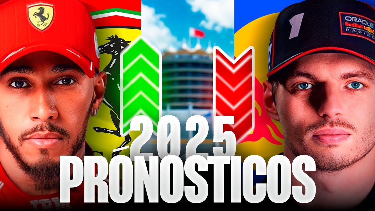 SORPRESIVO POTENCIAL es FERRARI CONTENDIENTE? RED BULL SE CAE | PREDICCIONES de la F1 para 2025