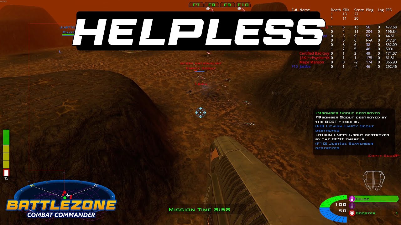 Battlezone: Combat Commander | VSR | Cloaket vs Sly | Rendon