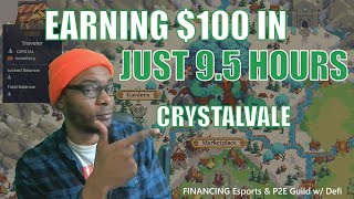 How I Earned $100 in Just 9.5 Hours | Defi Kingdoms Crystalvale (AVAX Subnet) screenshot 4
