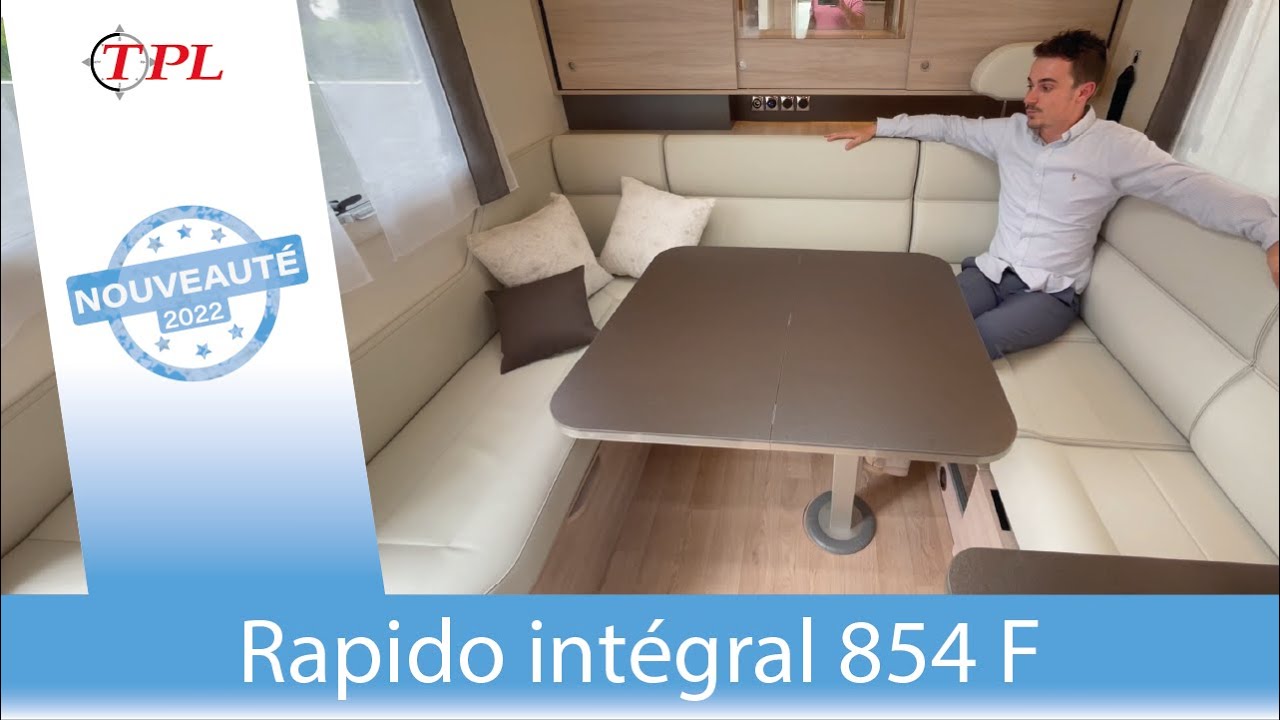 Nouveauté Rapido 2022 : le camping-car intégral 854 F présenté par