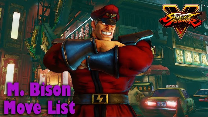 Street Fighter V - Guile Move List 