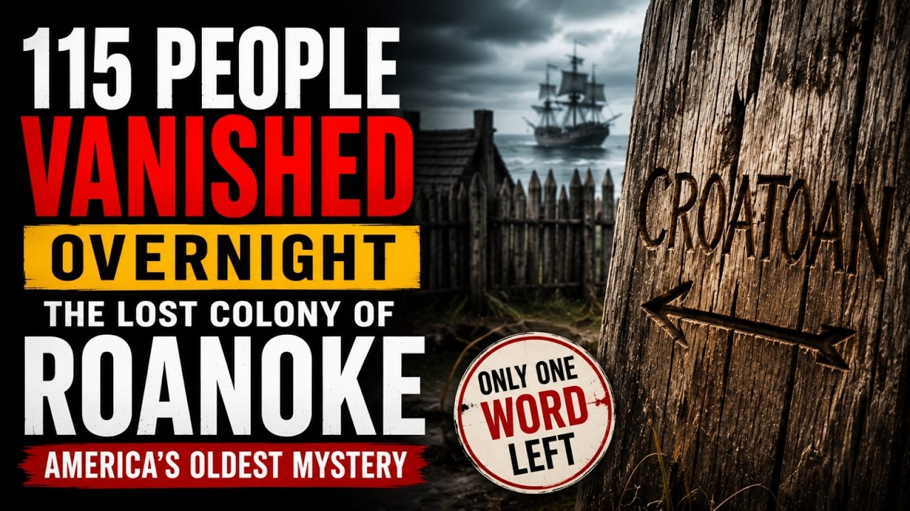 115 People Vanished Overnight: The Lost Colony of Roanoke | America's Oldest Mystery