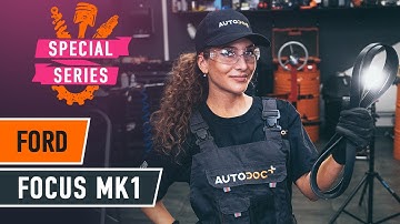 How to change serpentine belt on FORD FOCUS (DAW) [TUTORIAL AUTODOC]