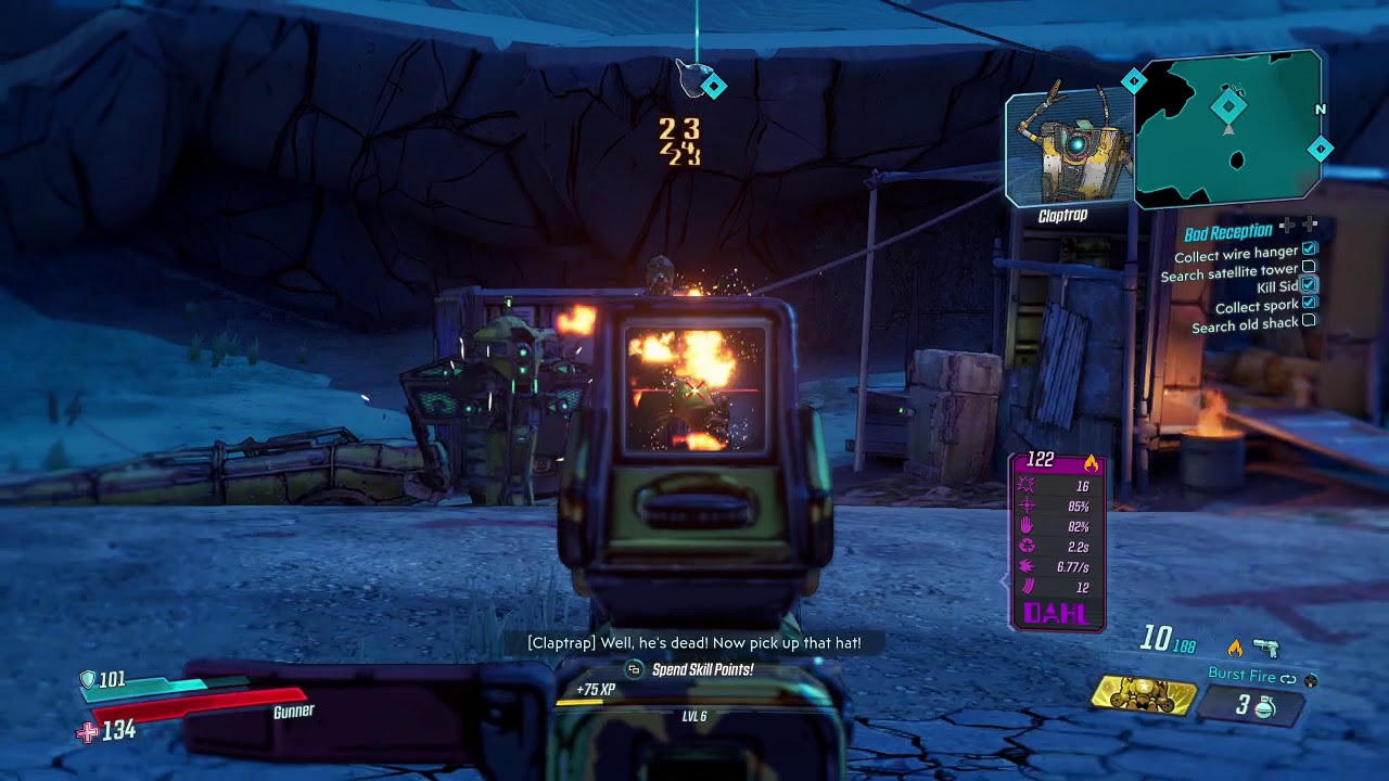 Borderlands 3 Speak to Sid Get Tinfoil Hat for Claptrap YouTube