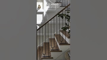MS and wood railing . #railing #railings #railingdesign #railingkaca #glassrailing #handrail