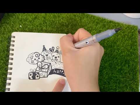 Video LẦN ĐẦU TẬP VẼ DOODLE CUTE ĐƠN GIẢN | HOW TO DRAW CUTE... - youtube