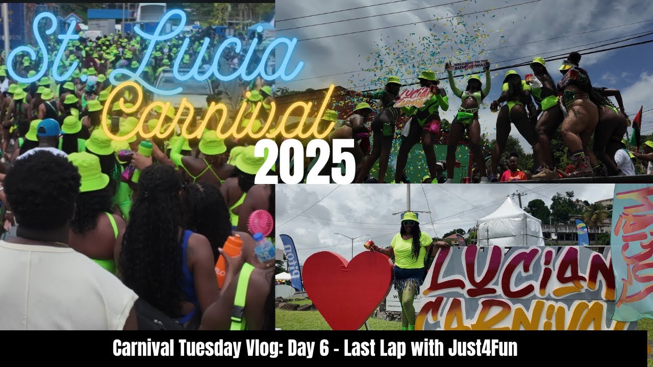 St. Lucia Carnival 2025 Vlog Day 6: POV| Lance Gross Spotting|All Vibes 