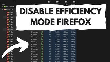 How to Disable Firefox Efficiency mode in Windows 11 (Permanently)