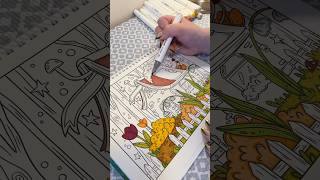 Cozy Cottage Coloring 🧺🌲🪵✨// #coloring #coloringpages #coloringbook #art #satisfying