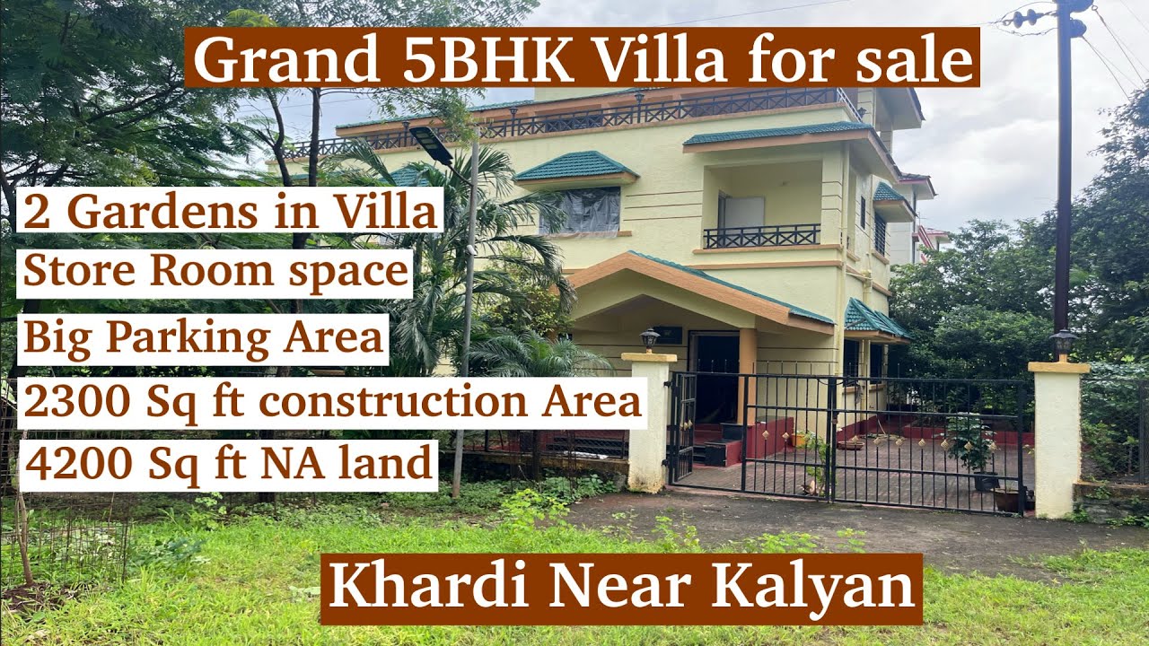 Luxurious 5BHK Grand Villa for Sale in Our Town, Khardi Near Kalyan