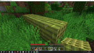 Как построить дом в Minecraft только из бамбука.