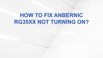 How To FIX Anbernic RG35XX Not Turning On?