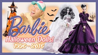 Barbie Halloween Dolls!  Complete Collection! (Every Doll from 1996 to 2016)