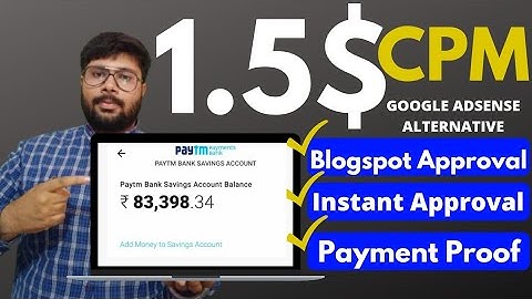 Best High CPM Google Adsense Alternative | High CPM Google Adsense Alternative #Adsensealternative