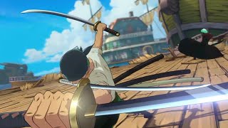 Zoro Vs Mihawk Fight | One Piece Ambition