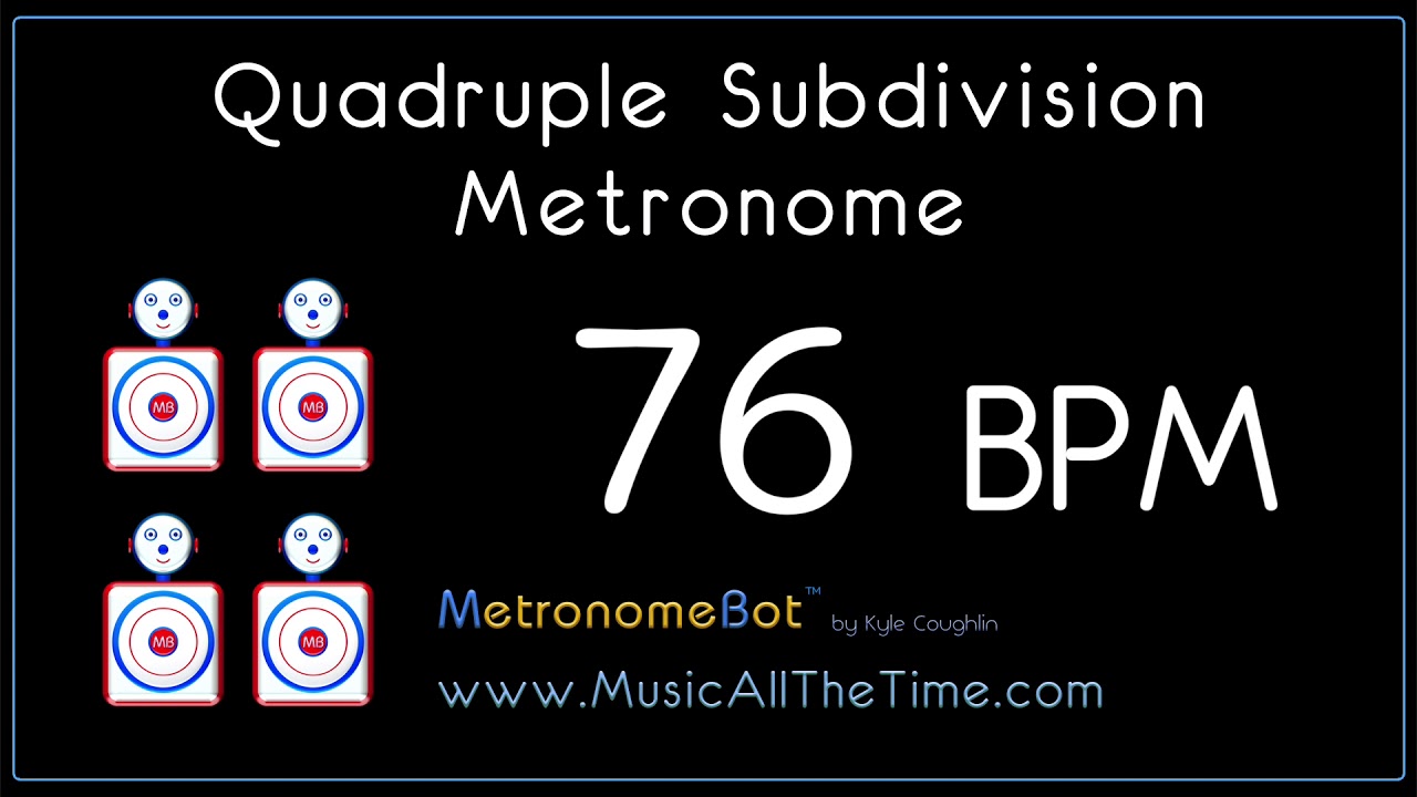 76 bpm metronome