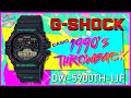 90's Throwback! | G-Shock Retro Three Eyes Quartz DW-5900TH-1JF Unbox & Review Maverick Helps Out