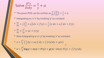Advanced Calculus and Numerical 🔶🔶Solution of Partial Differentiation Equation (Part 1)