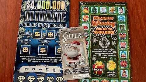 $4,000,000 Ultimate - Michigan Lottery - 11/23/25