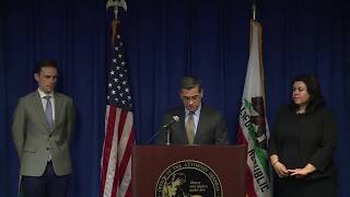 California attorney general xavier becerra issues a statement after
the fifth circuit court of appeals issued decision in texas v. u.s.,
known as affor...