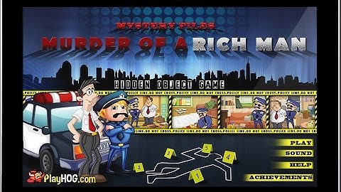 Mystery Files - Murder of the Rich Man - Free Hidden Object Games by PlayHOG