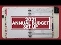 2021 Budget Planner |  Setting up my Annual Budget Planning | How to Set up a Budget