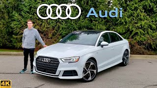 The 2020 audi a3 sedan gets some new wheels and a standard black optic
package to enhance swag of this entry-level audi! but should you just
wait for the...