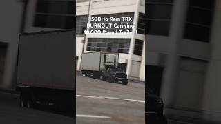 Ram Trx Carry 10,000Lbs Burnout!! #Trx #Ram #Srt #Srt8 #Trackhawk #Dodge #1000Hp #Hellcat #Fastcar