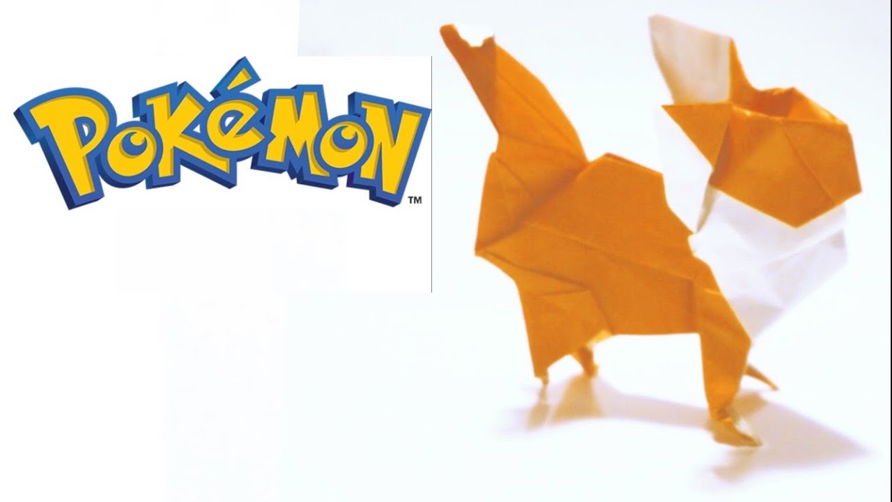 折り紙 イーブイの作り方 ポケモン Pokemon Origami Eevee Tutorial Youtube