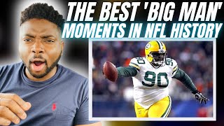 🇬🇧BRIT Reacts To NFL BIG GUY MOMENTS!