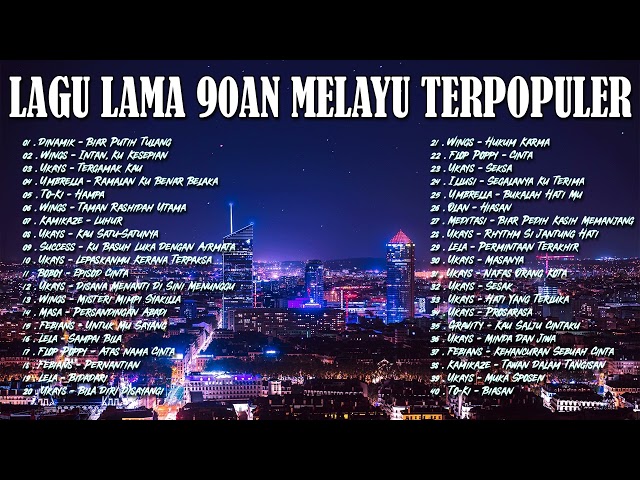 KOLEKSI 40 LAGU2 JIWANG 80AN - 90AN - LAGU JIWANG 80AN DAN 90AN TERBAIK -LAGU SLOW ROCK MALAYSIA class=