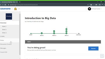Introduction to Big Data  || Coursera