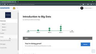 Introduction to Big Data || Coursera