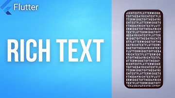 RICH TEXT • Flutter Widget of the Day #18