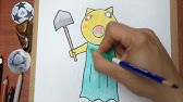 Como Dibujar Y Pintar A Piggy De Roblox Youtube - dibujos kawaii imagenes de piggy roblox