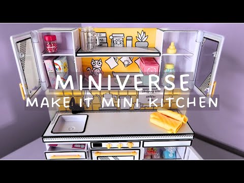 NEW! Mini Verse Make It Mini KITCHEN! Unboxing and Full Review #asmr  #shortsvideo #shorts #miniverse