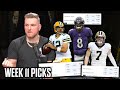 Pat McAfee's Week 11 NFL Picks