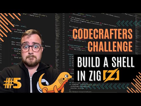 Capa de Codecrafter's Challenge: Build a Shell in Zig #5 - The Echo Command