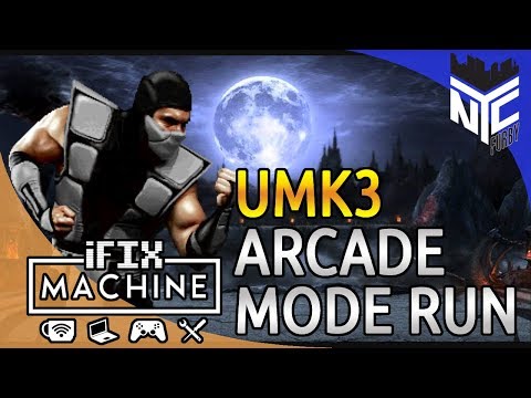 [Ultimate Mortal Kombat 3 ] Hayato Arcade Mode Run @ I Fix Machine Arcade [1080p/60fps]