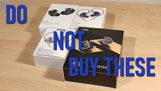Don't Buy These IEMS