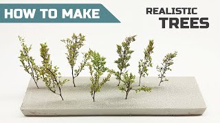 How to make Trees for Dioramas | Tutorial for beginners