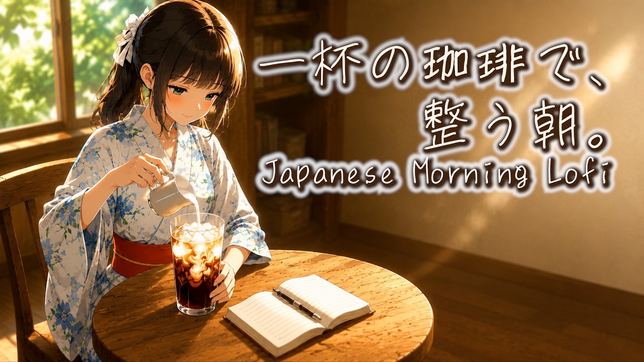 Japanese Morning Coffee Lofi BGM はかどる朝「一杯の珈琲で、整う朝
