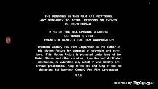 Deedle-Dee Productionsjudgemental Films3 Arts Entertainment20Th Century Fox Television 2003