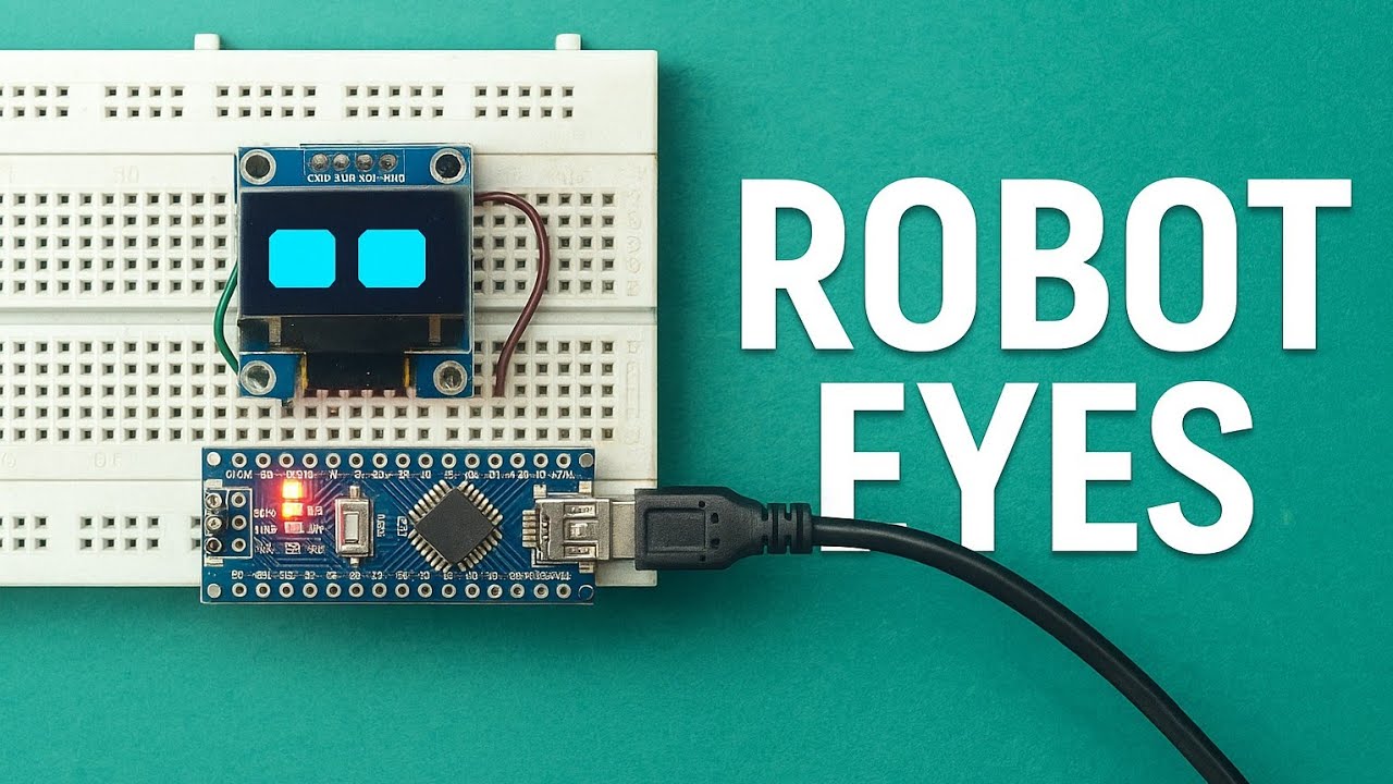 Robot Eyes with Arduino Nano & OLED ||TechNp|| 