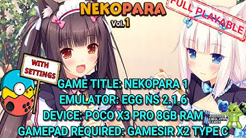 Nekopara 1 EGG NS 2.1.6 Game test with settings