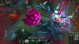 Zac q during ult bug (and wombo)