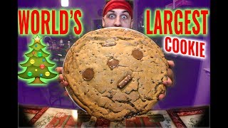WORLDS LARGEST CHOCOLATE CHIP COOKIE CHALLENGE (9,000 CALORIES)