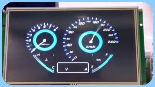 STONE intelligent TFT LCD Module used as Dashboard of Electric Vehicle