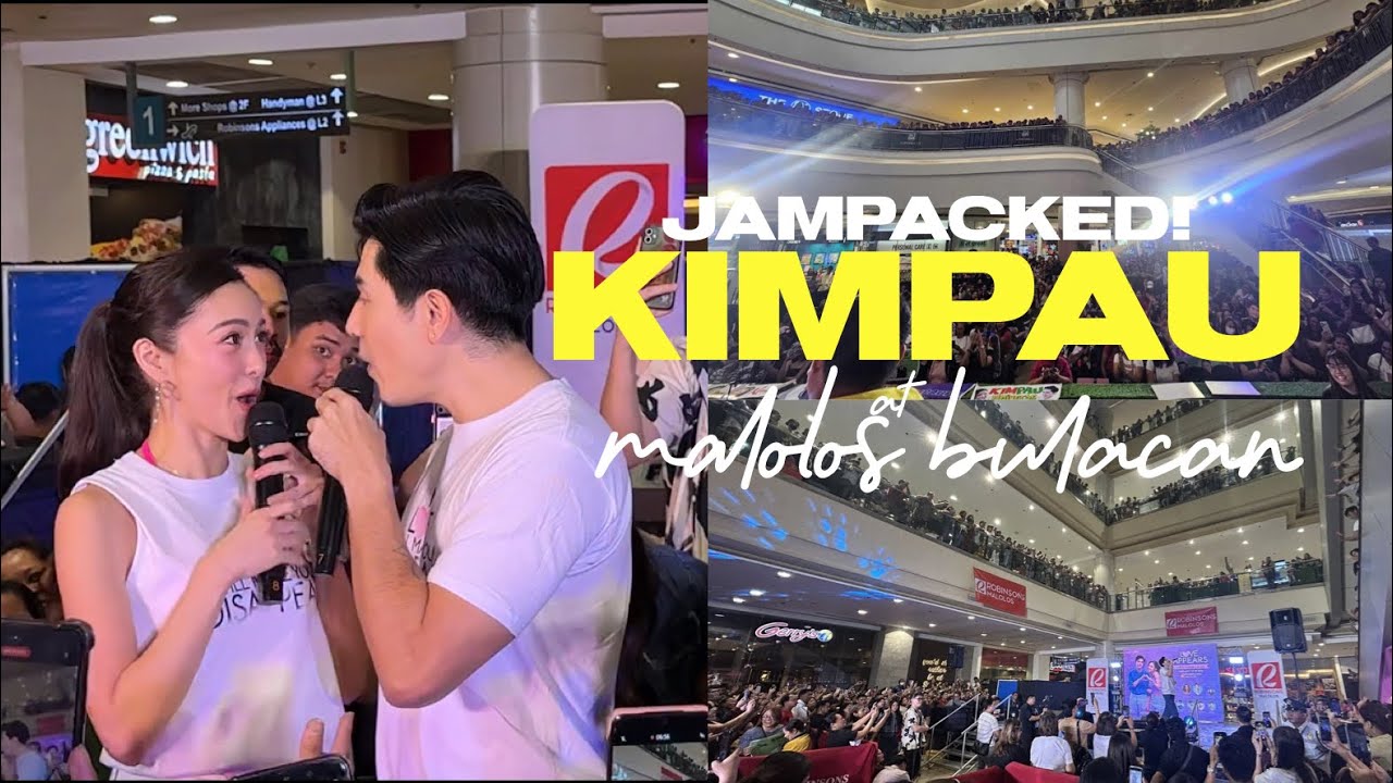 KIMPAU Jampacked Mall Show At Robinsons Malolos Bulacan