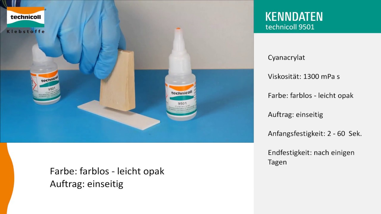 technicoll 9501 - Plastik mit Holz verkleben - YouTube